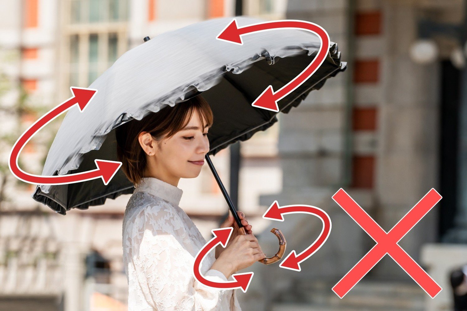 コラム：故障につながる日傘のNG行為について