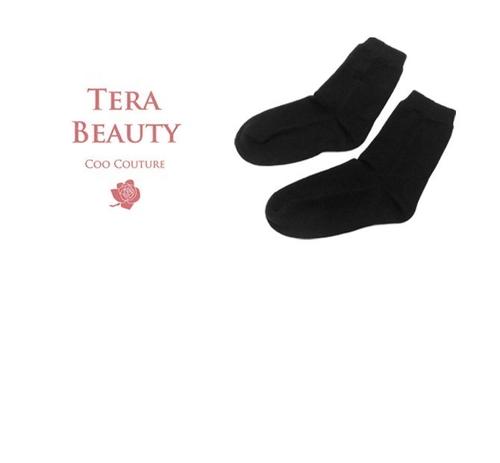 靴下の写真とブランドロゴ