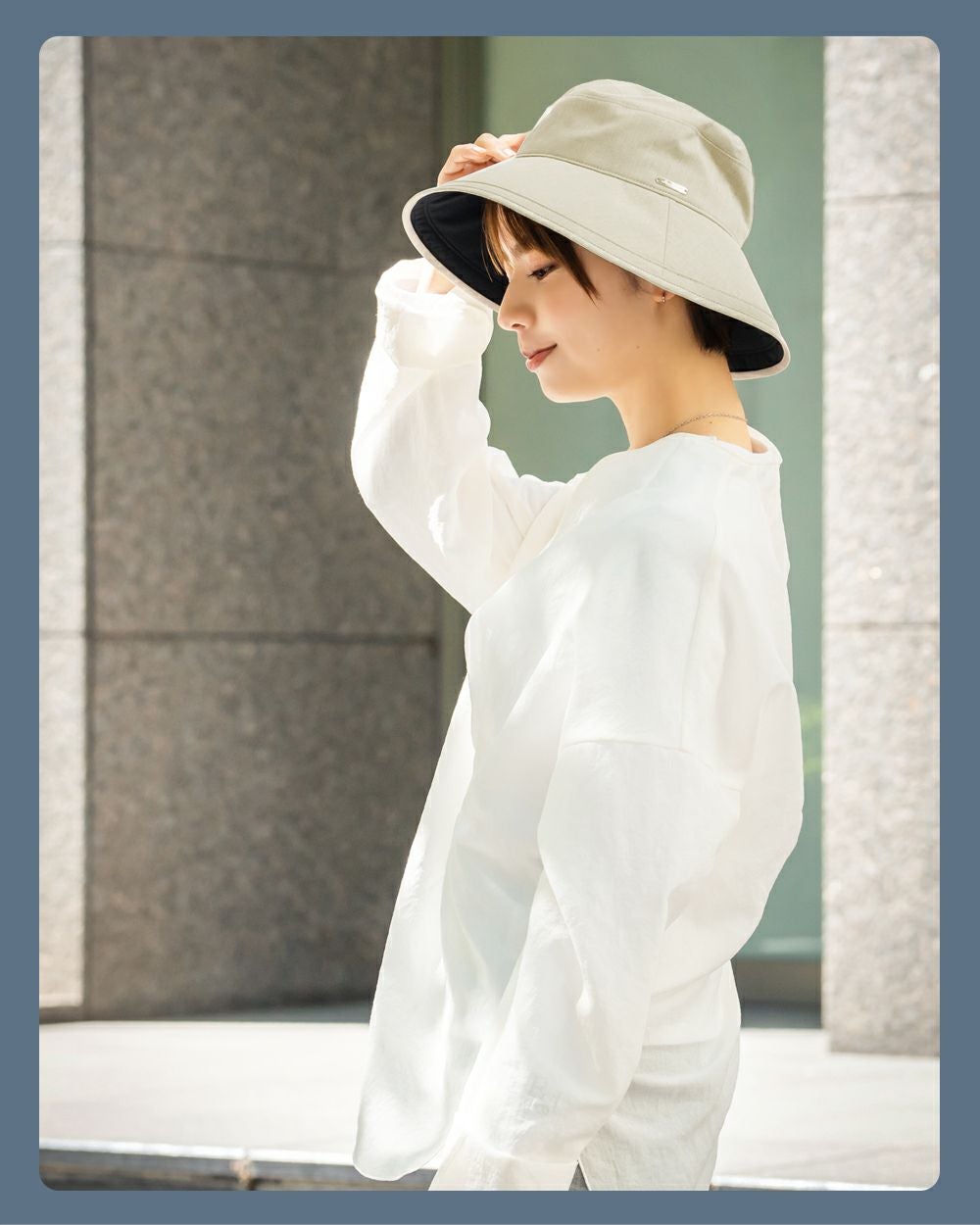 プレーンハット つば10cm | 芦屋ロサブラン