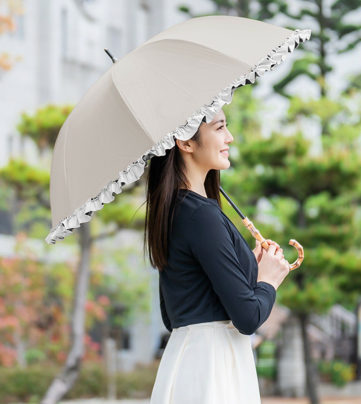 日傘 - 100%完全遮光 | 芦屋ロサブランの高機能UVカット日傘 日傘 - 100%完全遮光 | 芦屋ロサブランの高機能UVカット日傘