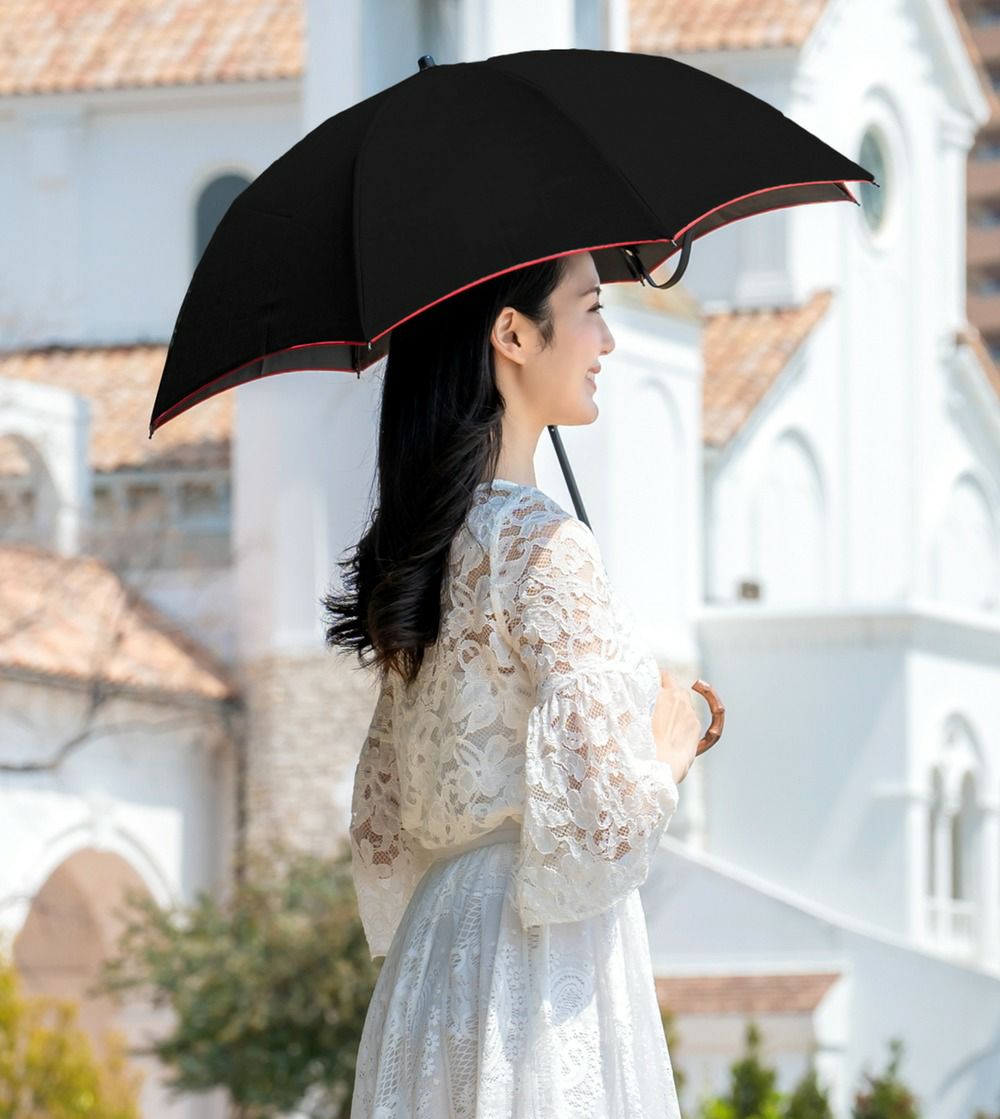 2段折り プレーン ダンガリー/シャンブレー 曲がり竹手元 | 芦屋ロサブラン