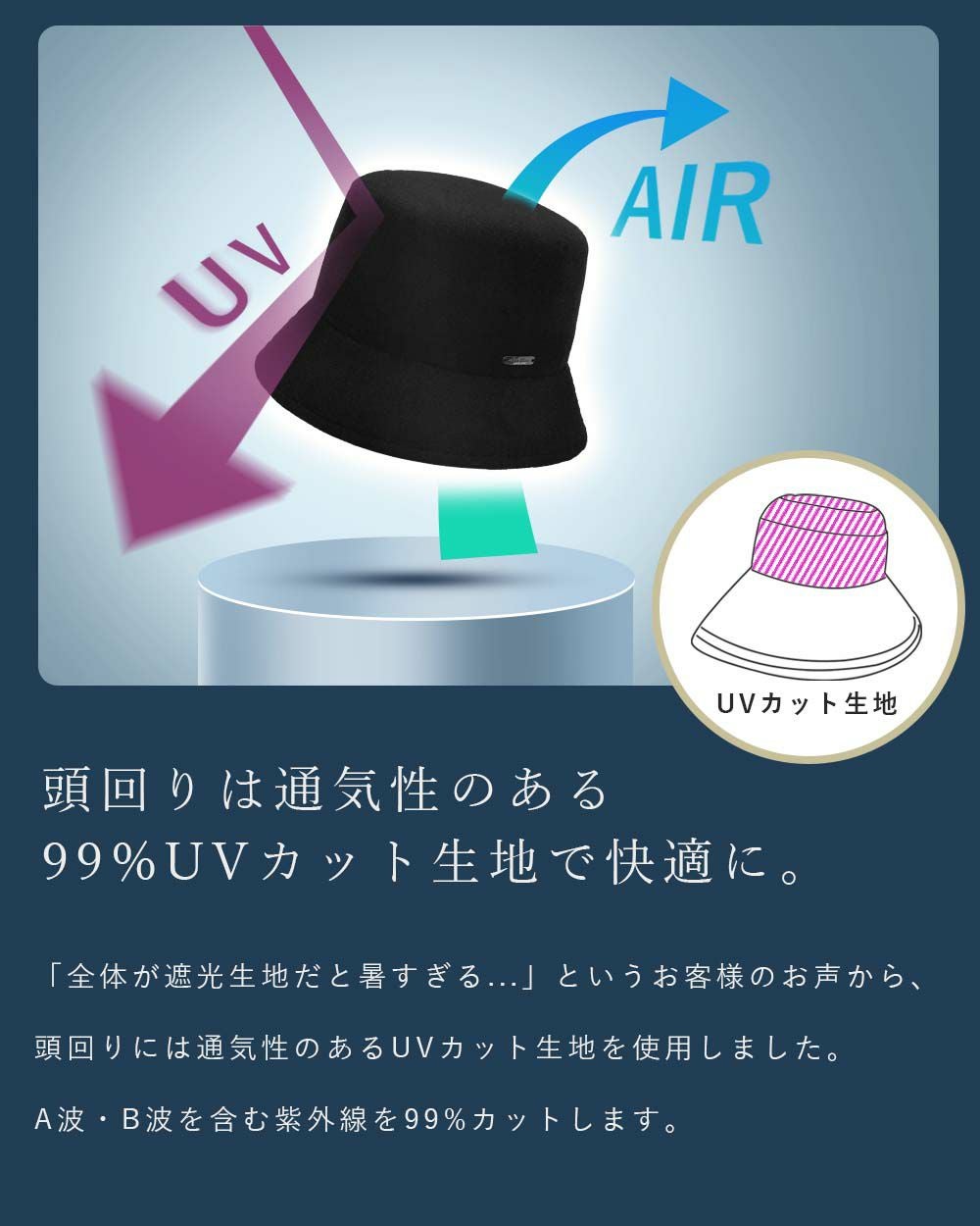 フェルトバケットハット | 芦屋ロサブラン