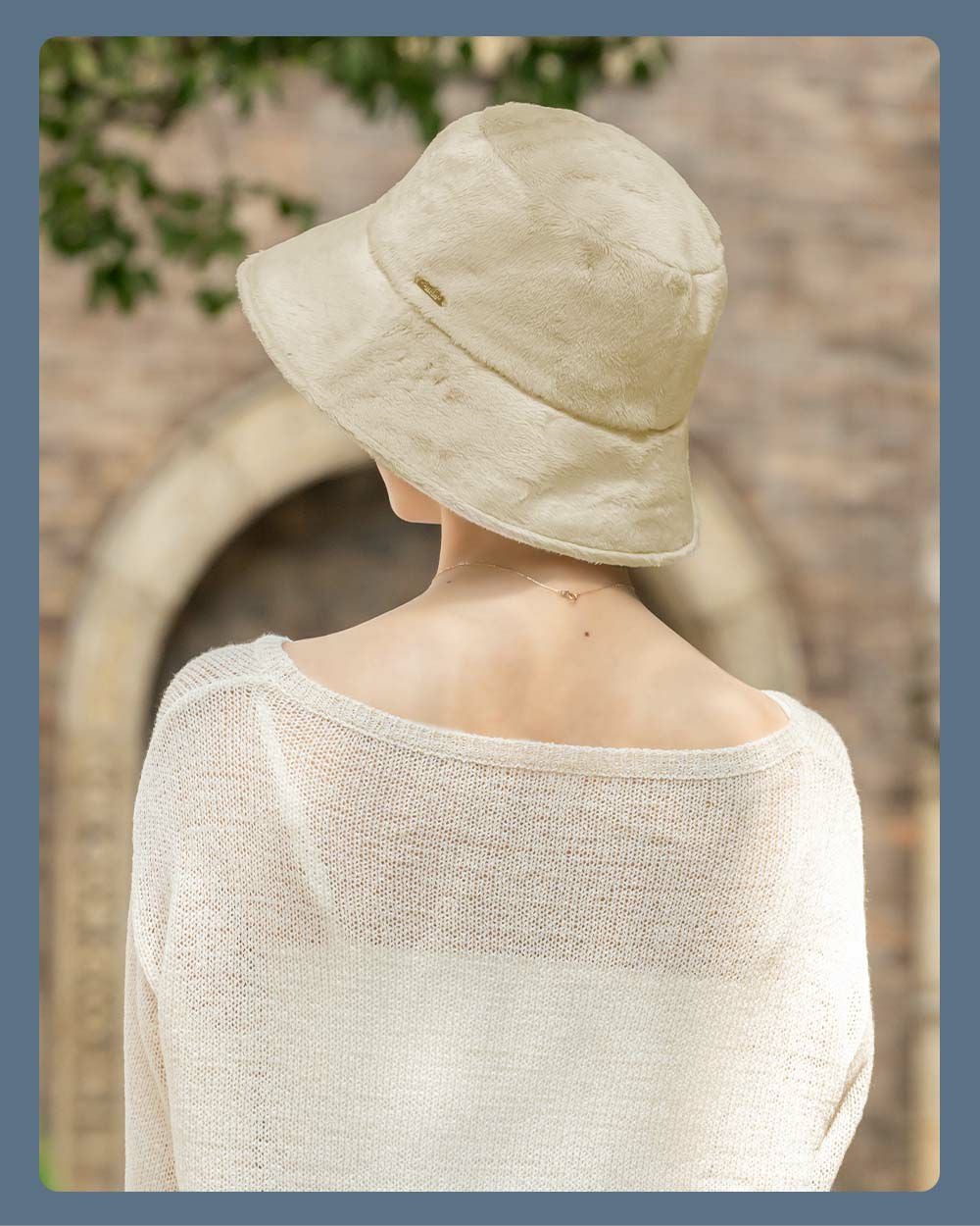 マイクロベルボアバケットハット | 芦屋ロサブラン