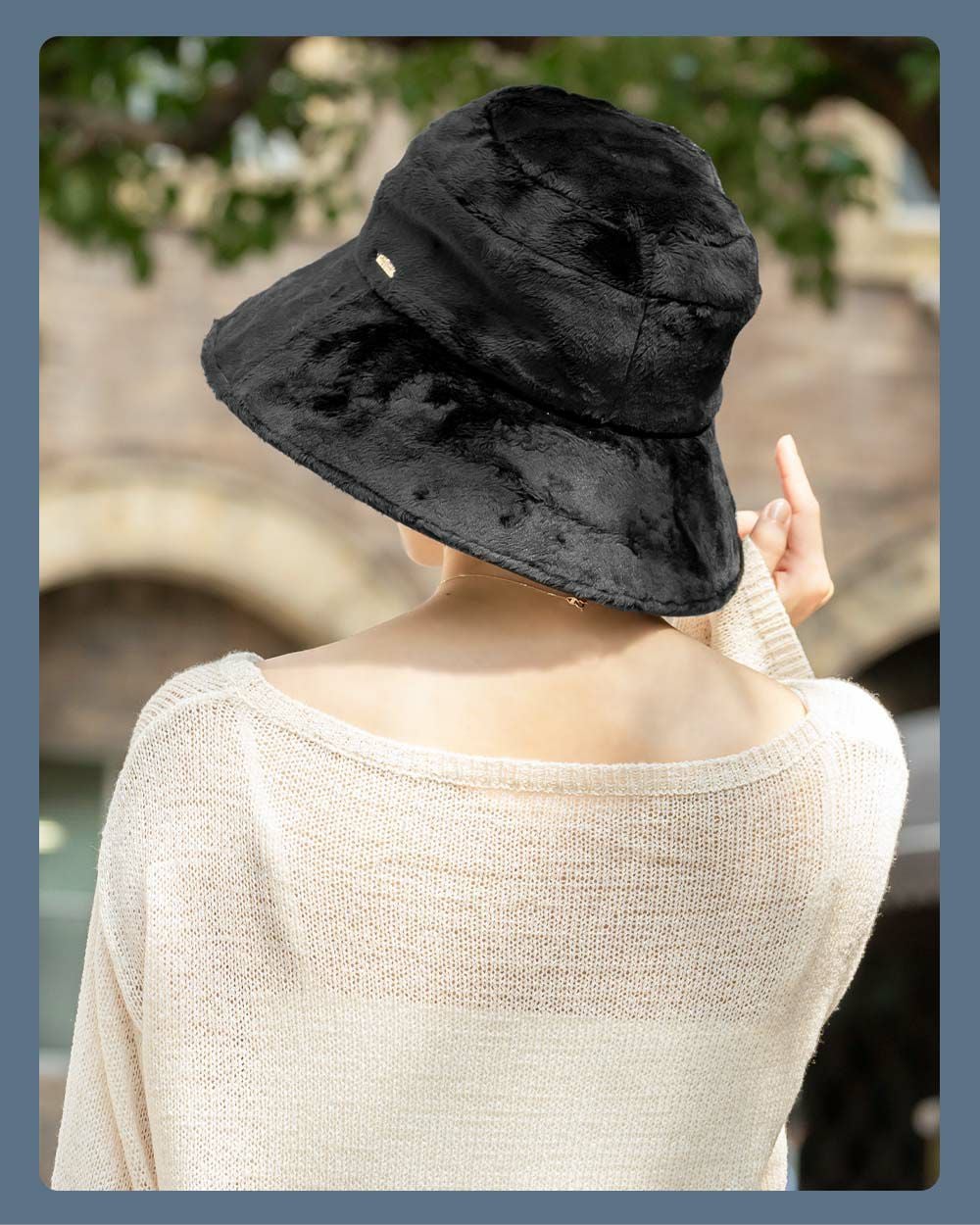 マイクロベルボアプレーンハット | 芦屋ロサブラン