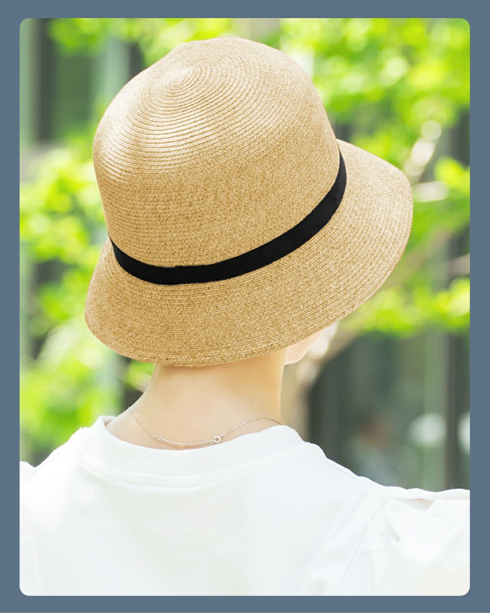 和紙ブレードバケットハット | 芦屋ロサブラン