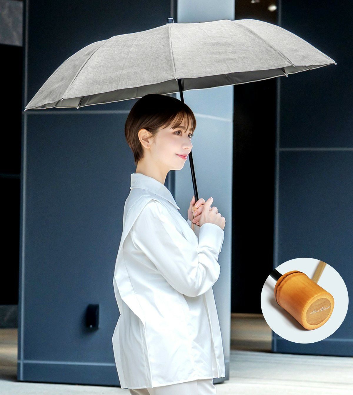 2段ミドル | 折りたたみ日傘 (55cm) | 芦屋ロサブラン