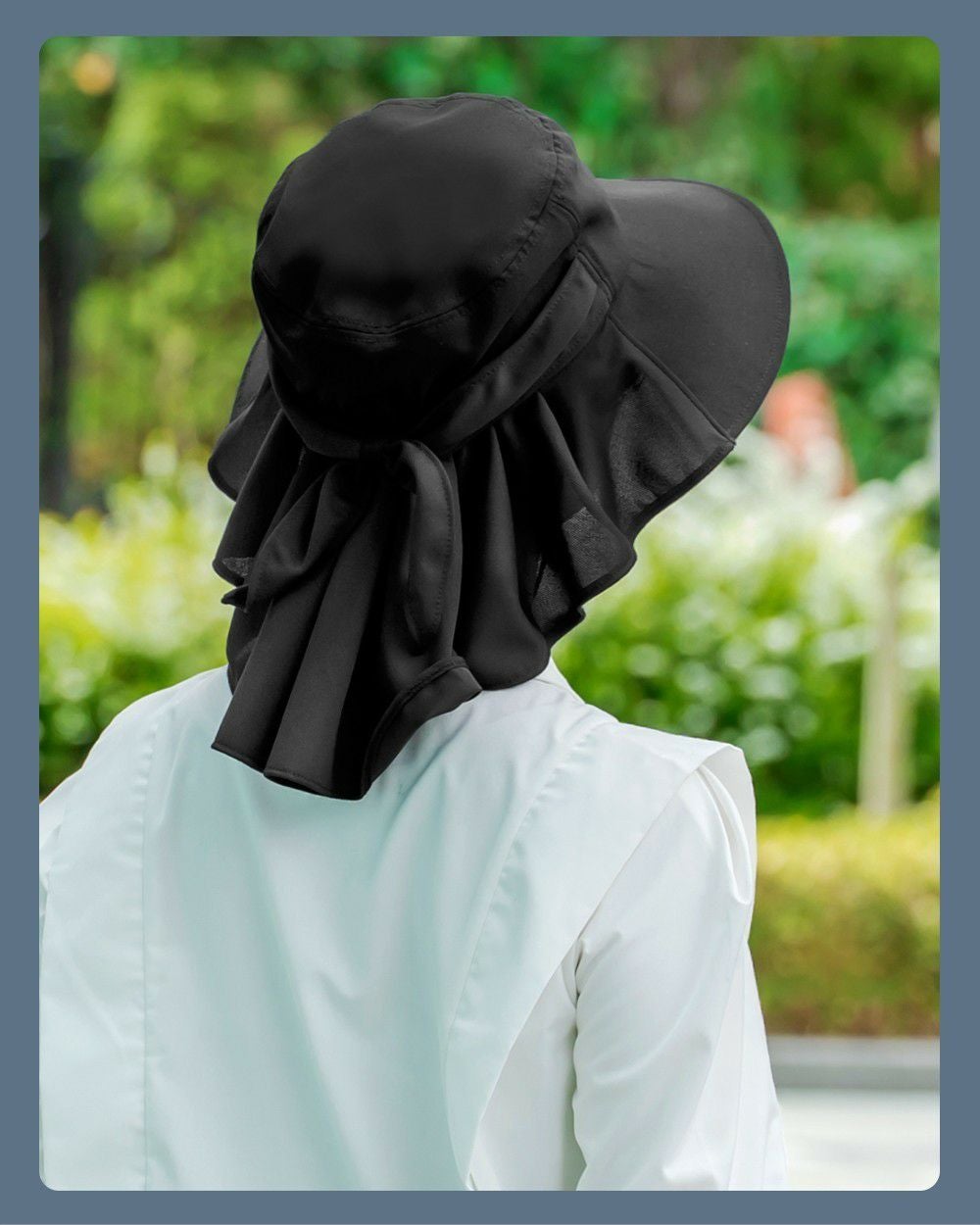 シャンブレーギャザーハット つば10/11cm | 芦屋ロサブラン